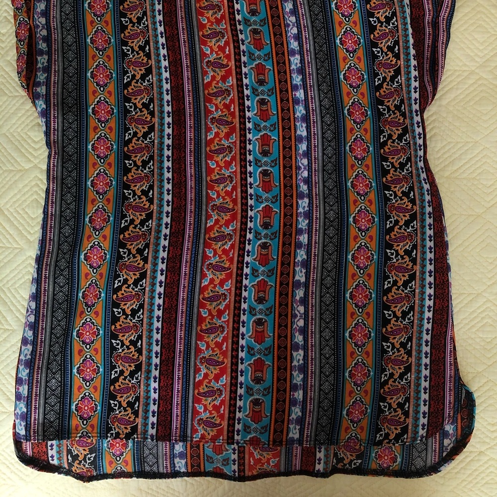 Colorful polyester blouse - Picture 2 of 3